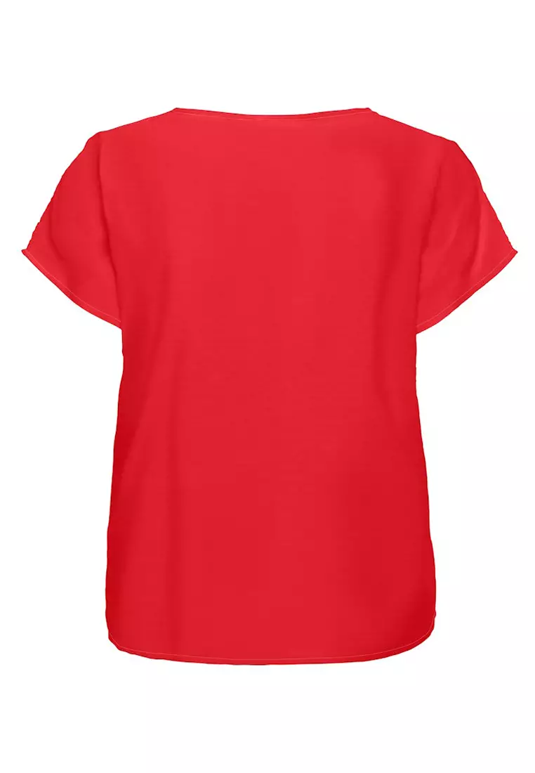 Short Sleeves Woven Top