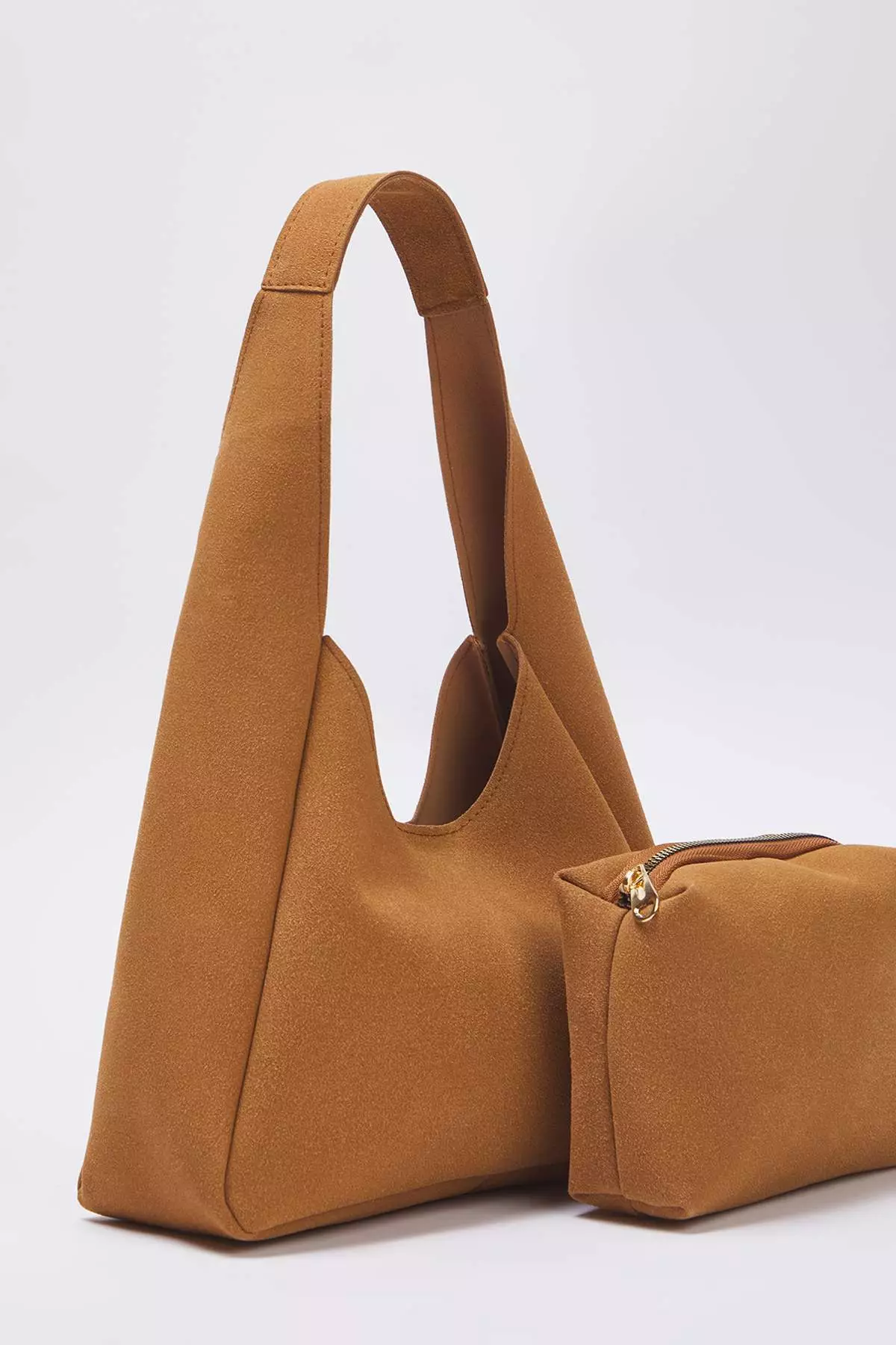 Light Brown Puppy Oval Women's Shoulder Bag