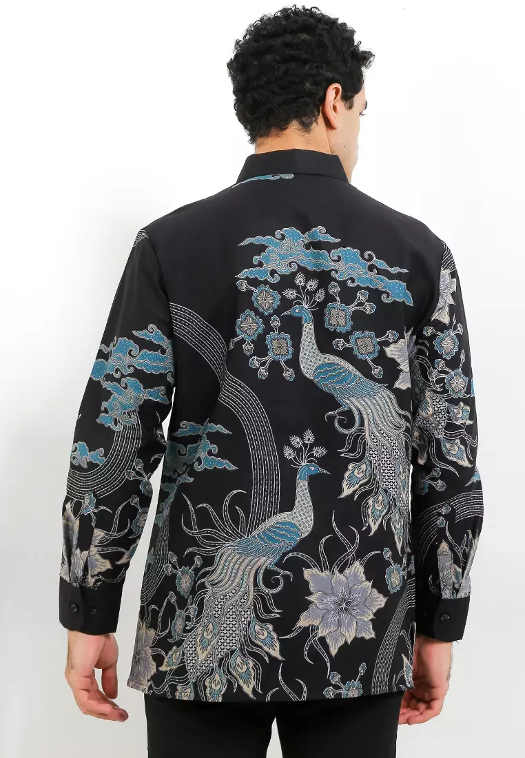 Kemeja Body Fit Batik Cendrawasih