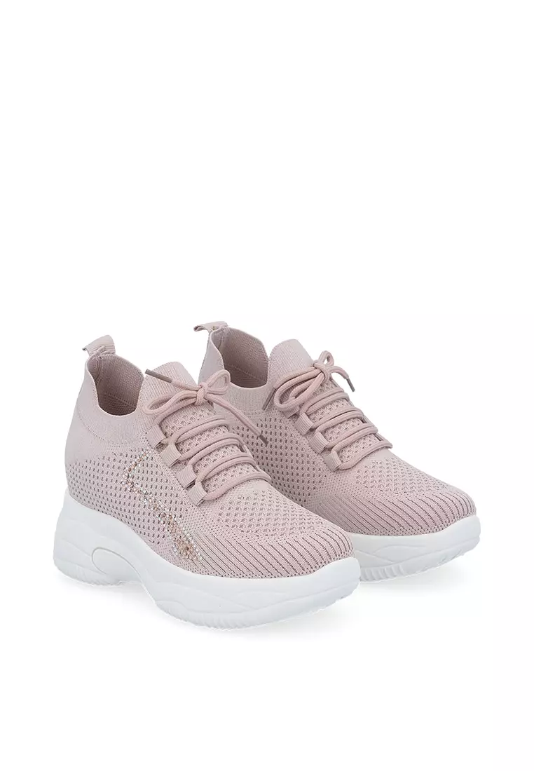 Peach rubber shoes clearance