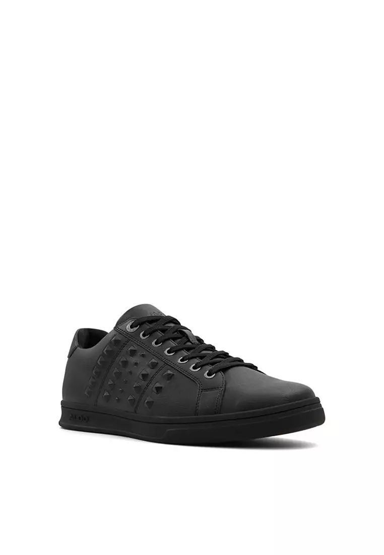 White studded sneakers outlet