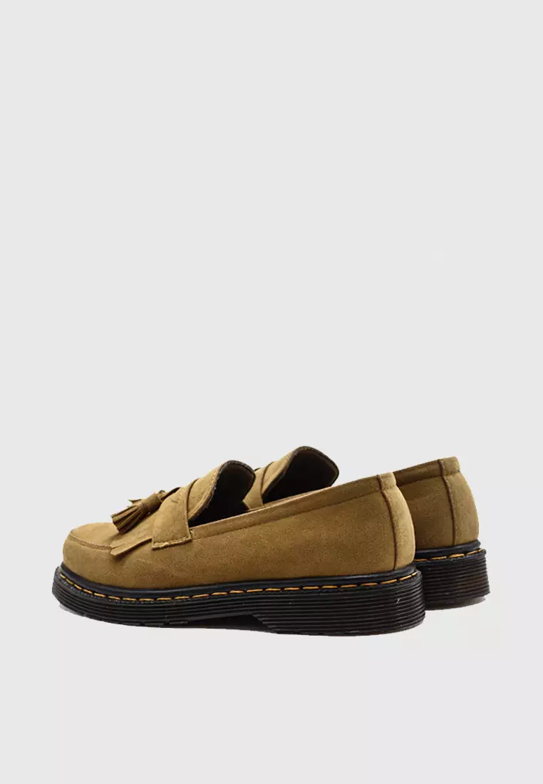 Lvnatica Luiz Suede Tan Loafers Shoes