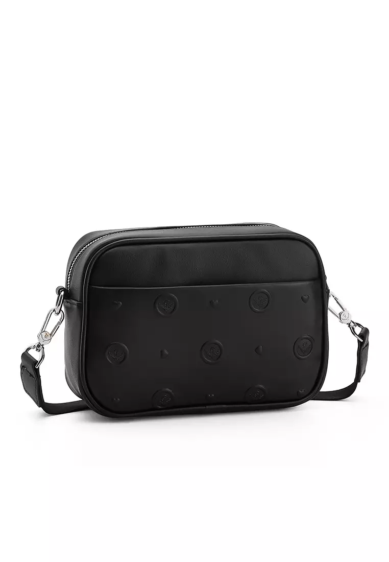 GYKACO MIURI Black - Tas Wanita Sling Bag - Fashion Top Handle Bag (Import)