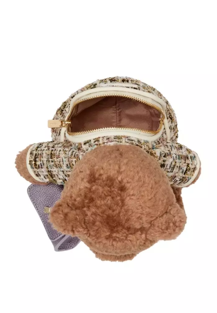 Oh What Fun 3D Teddy Bear Crossbody Multi