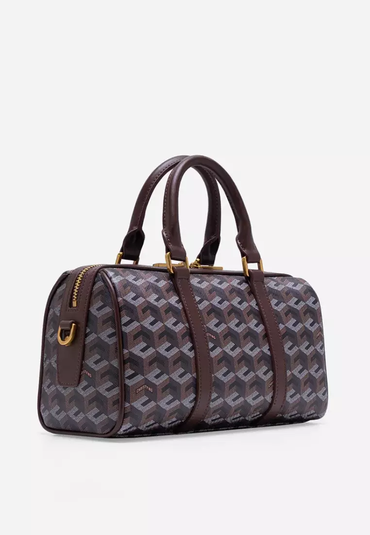 Enzo Mini Duffle Bag Chestnut Brown
