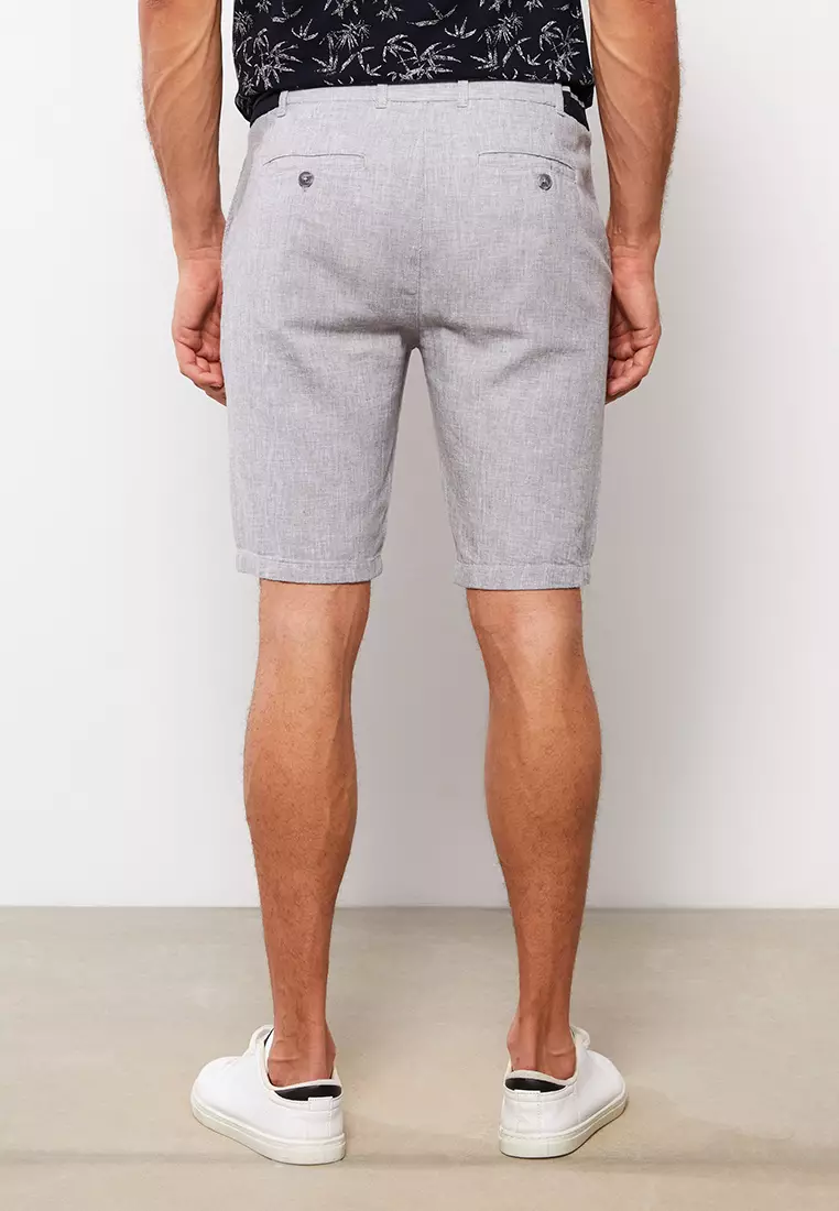 Mens casual linen shorts on sale