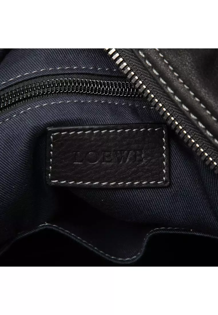 Pre-Loved Loewe Nubuck Anagram Satchel