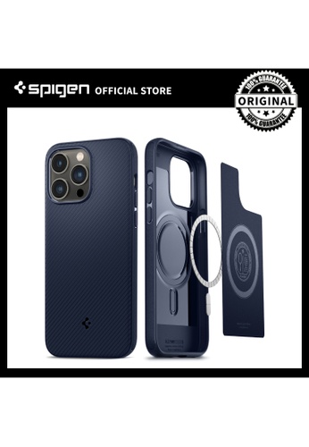 Spigen blue iPhone 14 Pro Max Case Mag Armor MagFit 03B0CES6140D14GS_1