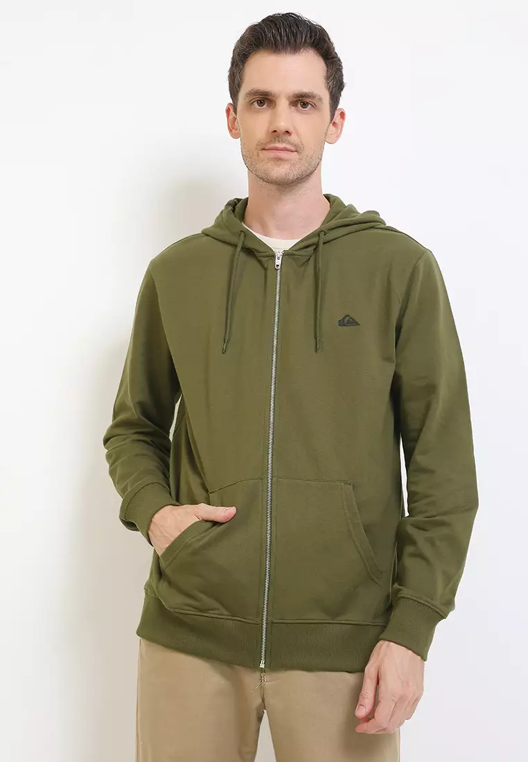 Basic Hood Zip Young Men