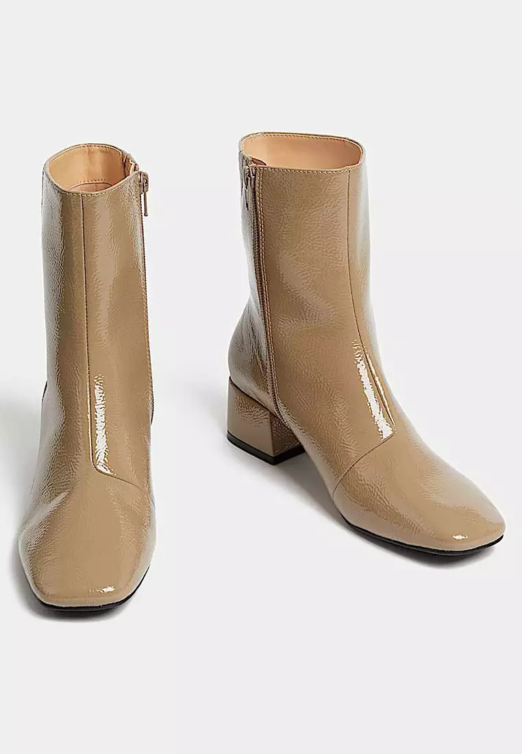 Block Heel Ankle Boots