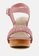 Rag & CO. pink Wooden Clogs in Suede Weave 2DADASH774096EGS_4