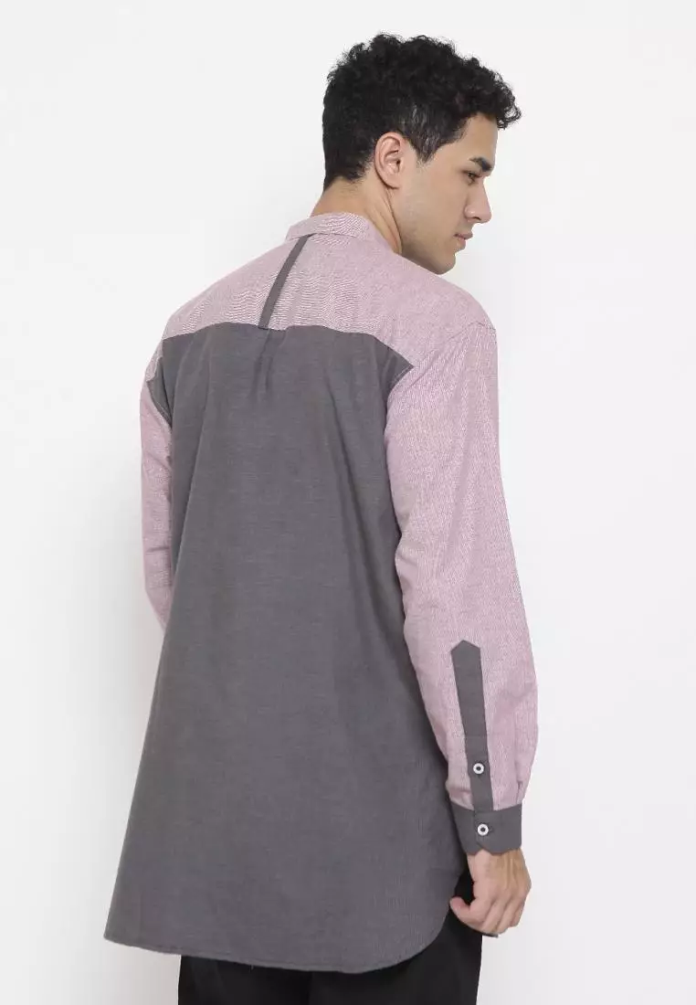 Zayidan Baju Koko Gamis Muslim Pria Zahir - Abu Tua