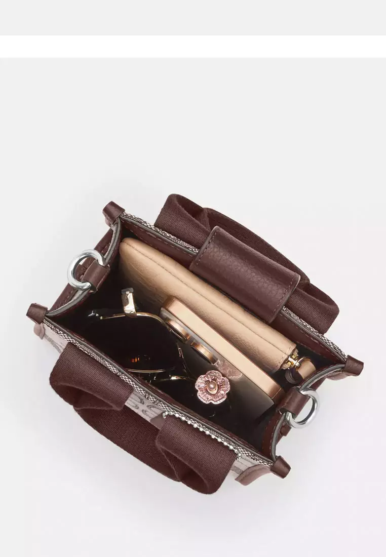 Smith Mini Tote Bag In Signature Jacquard