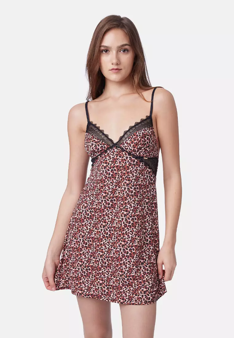 ZENA Printed Slip Night Dress