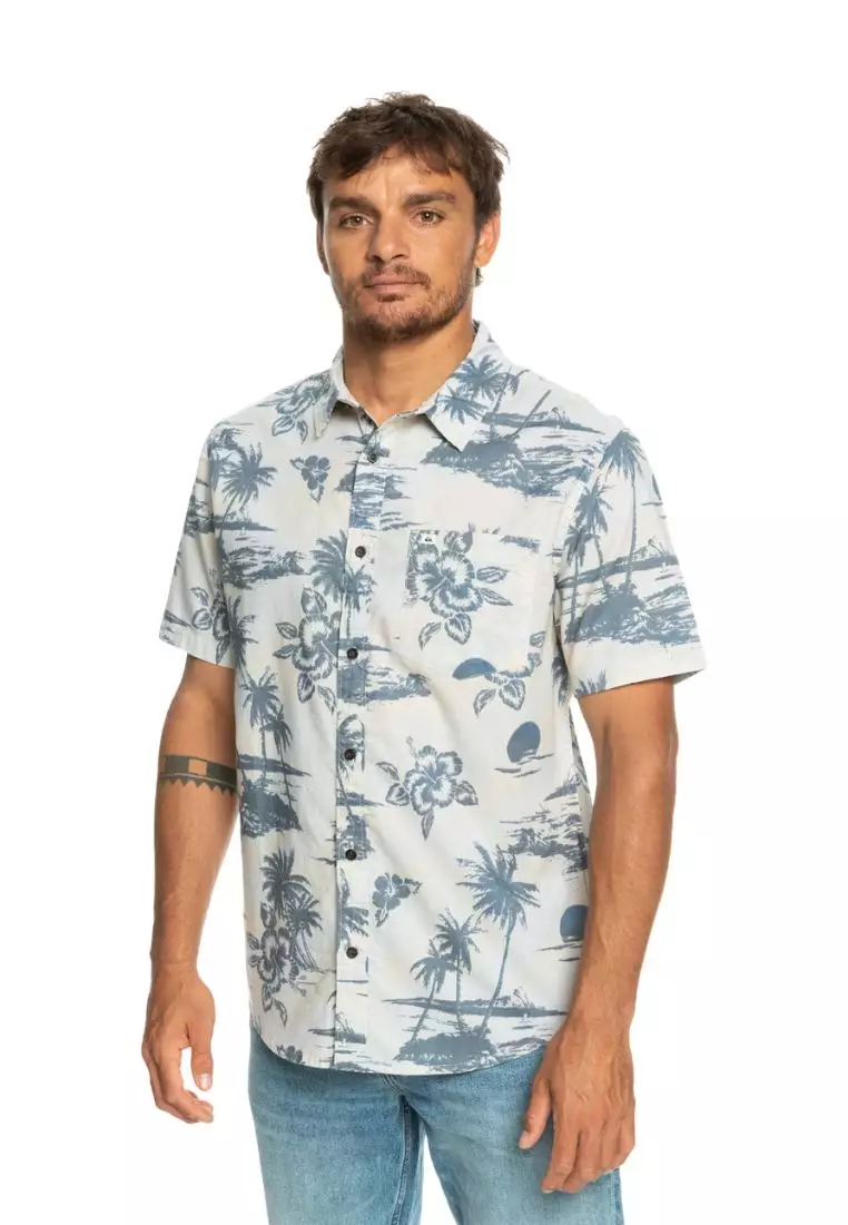 Quiksilver short sleeve shirt store