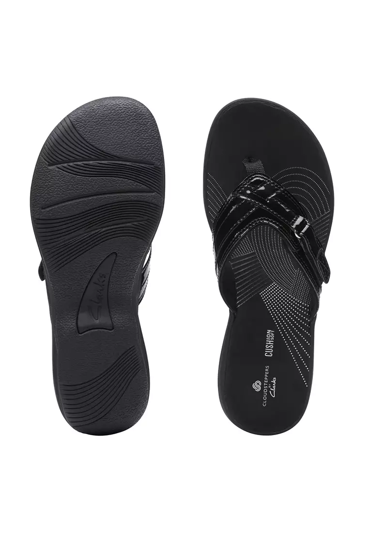 Clarks brinkley sea black discount