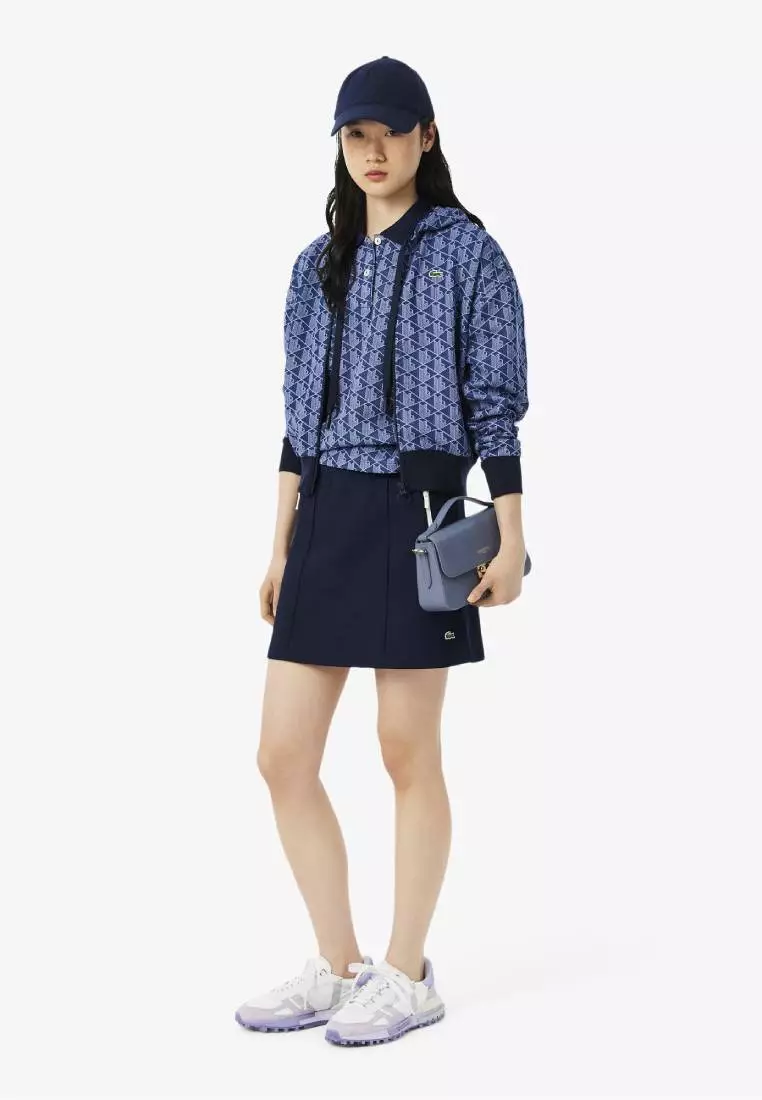 Slim Fit Monogram Jacquard Polo Shirt