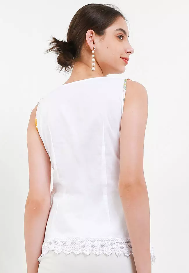 Kebaya Kutung Senada List Batik