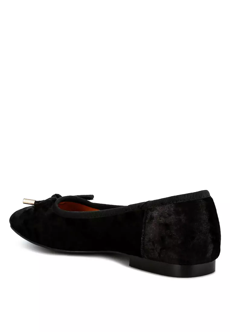 Balerina Busur Beludru Hitam