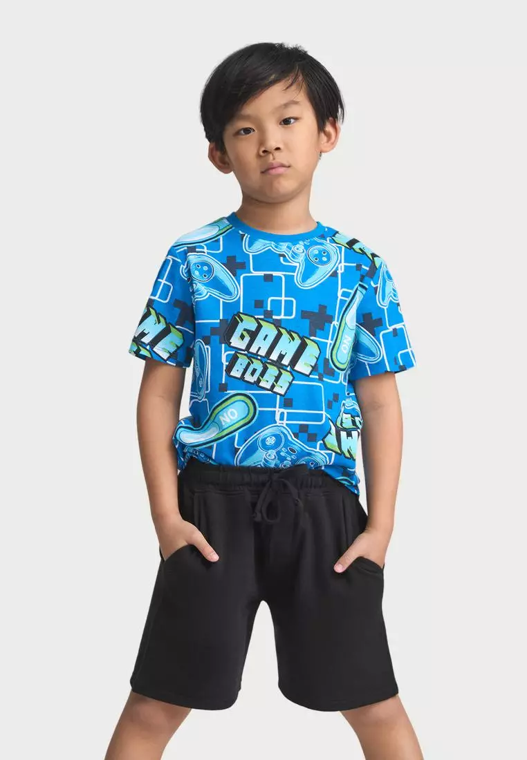 Plain Tracksuit Shorts for Boys