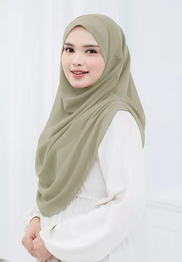 HIJAB INSTAN NASHWA - DUSTY SAGE