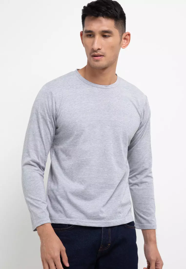 Basic Atasan Long Sleeve Terry
