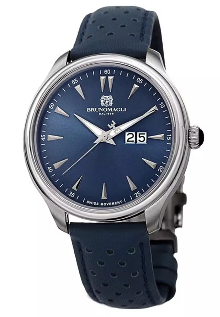 Bruno Magli Luca 16.171121.SB Jam Tangan Pria Swiss Quartz Analog