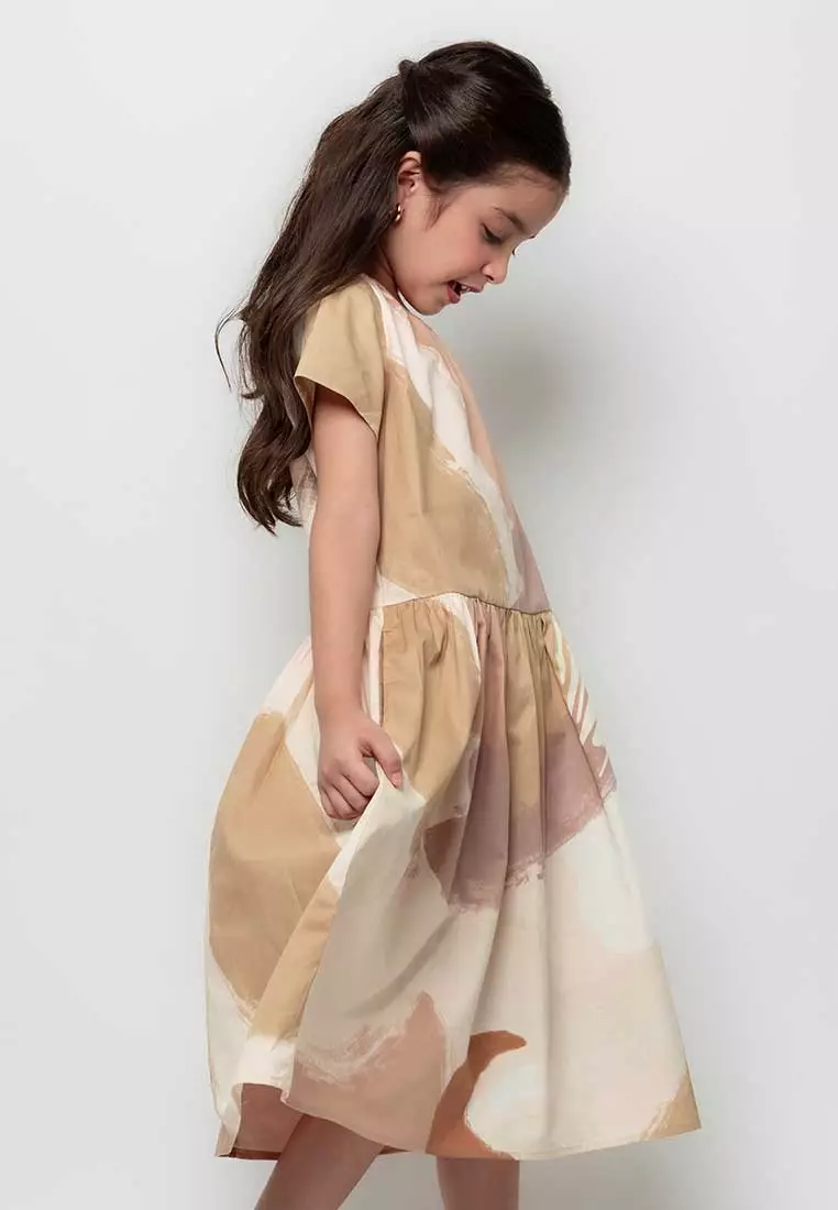 Treehouse Stephanie Dress in  Abstract Print