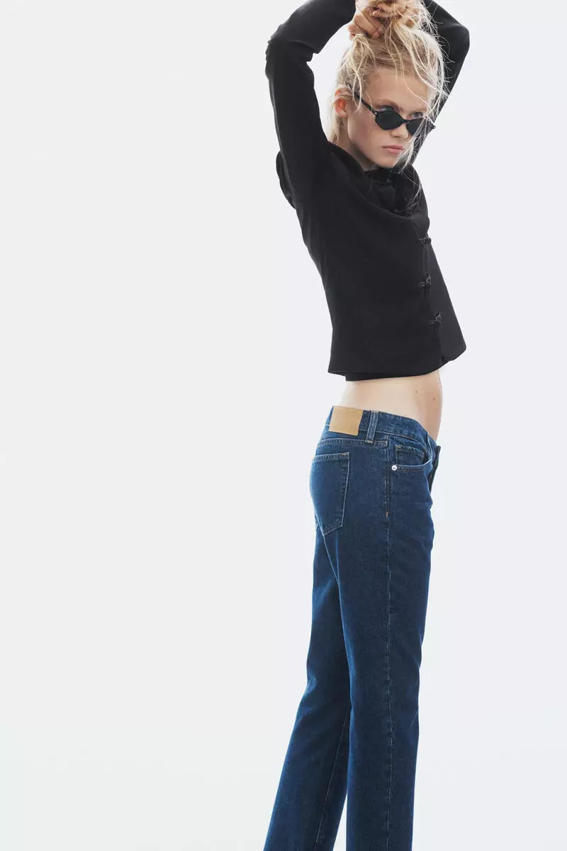 Bootcut Regular Waist Cropped Jeans