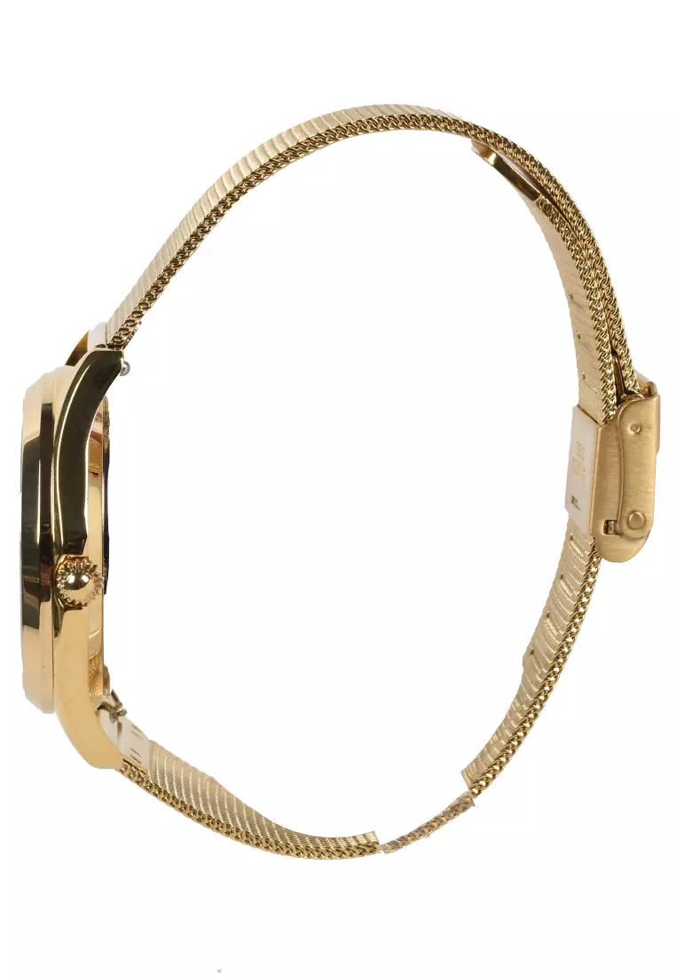 Bonia Owl - Jam Tangan Wanita - Gold - Stainless Steel Bracelet - BNB10641-2229