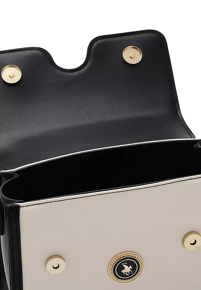 Top Handle Bag / Sling Bag / Crossbody Bag - White