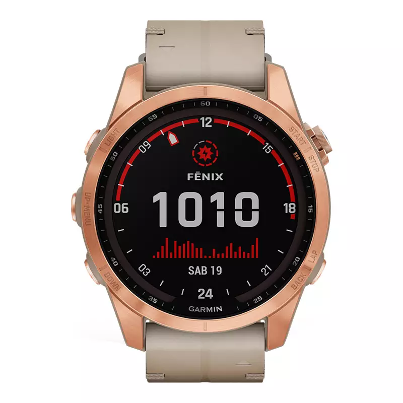 Garmin fenix 5s rose gold top