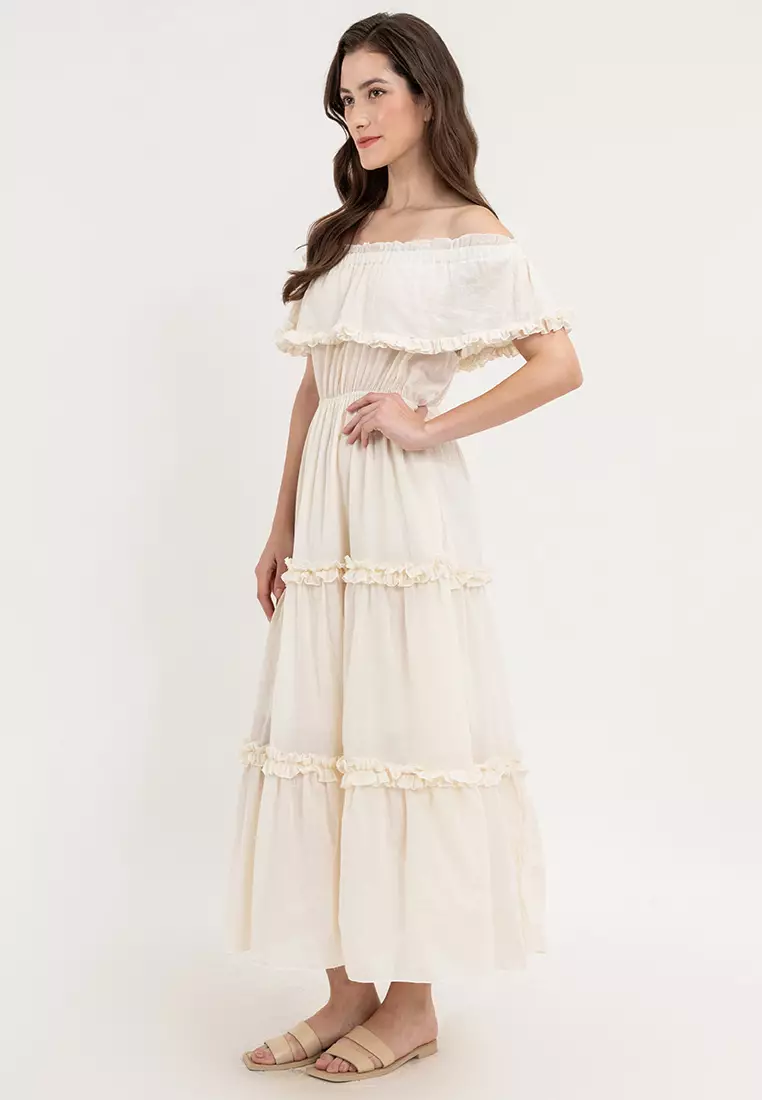 Alessandra Off Shouder Dress