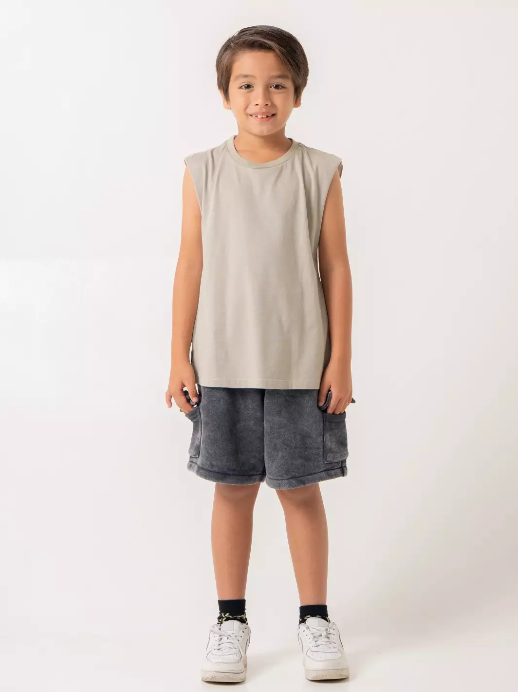 Balonku Muscle Khaki Kids