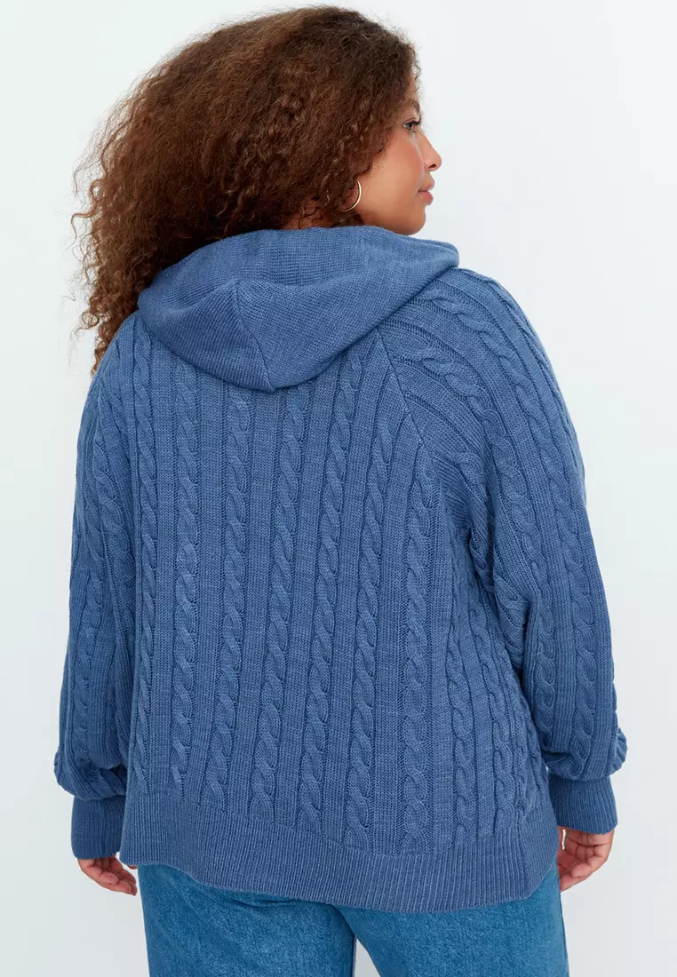 Plus size outlet knit cardigans