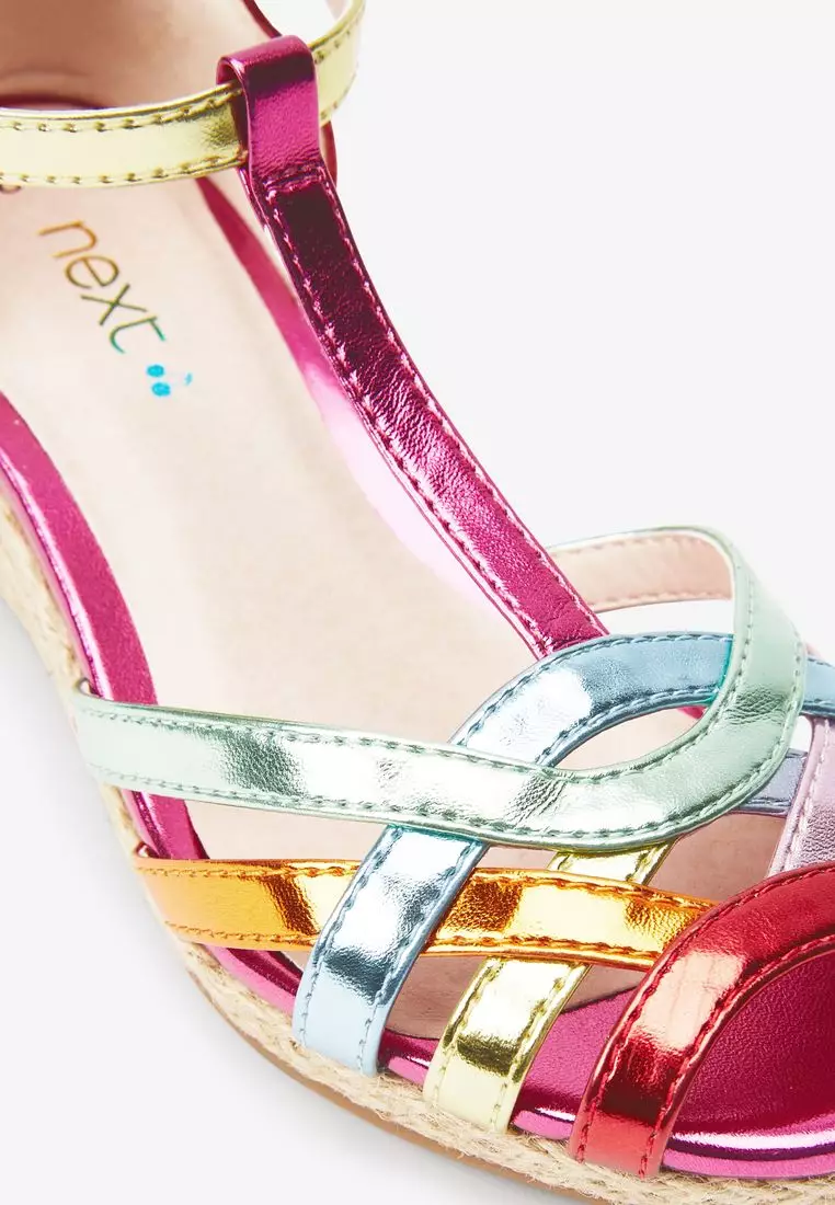 Next pink top sandals
