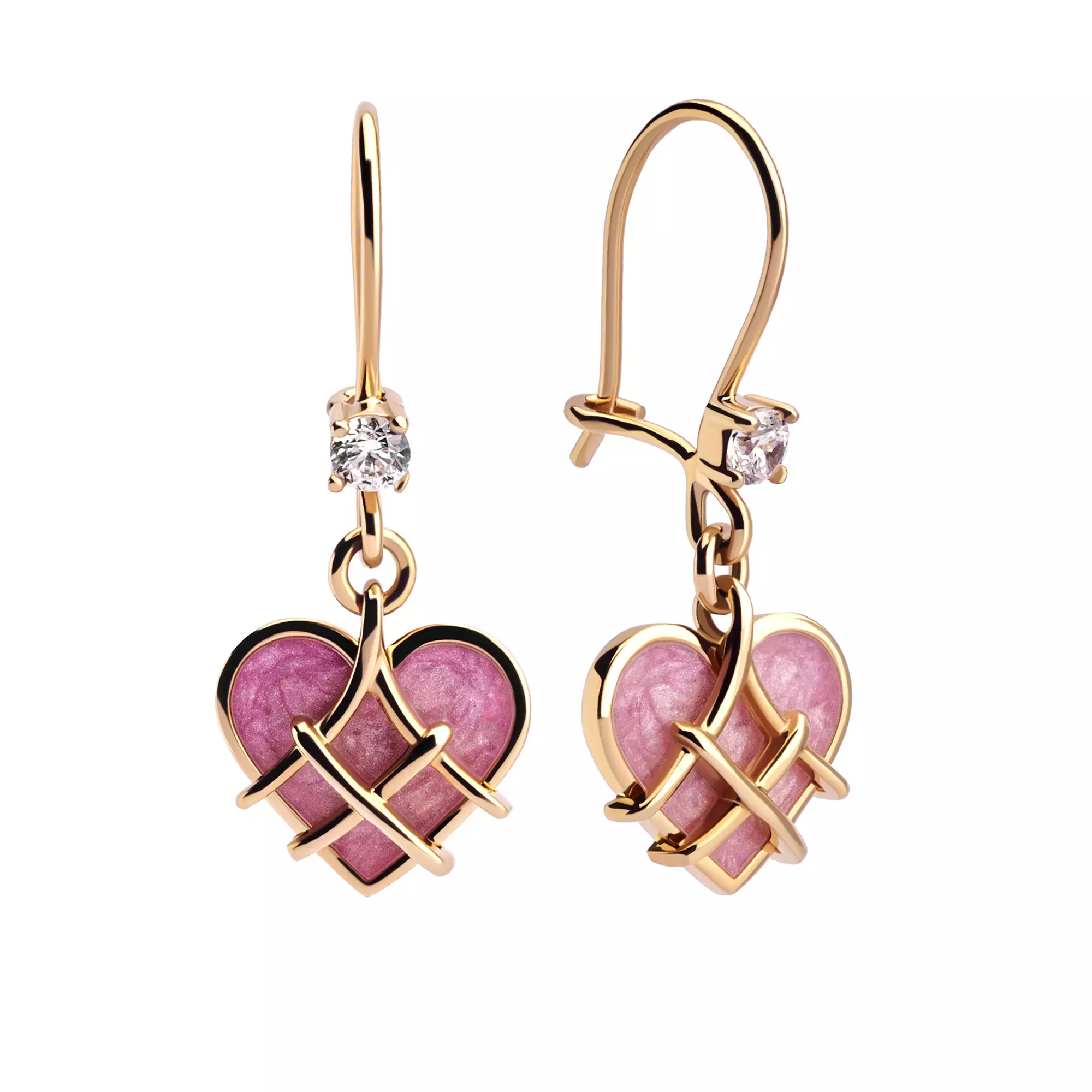 Anting Dewi Emas 7k - Klar Gold Earring - Charlotte Collection - Juene Jewelry