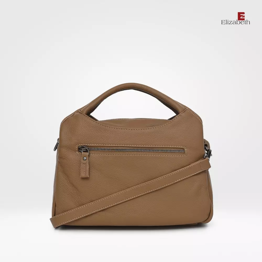 Tas Elizabeth Genuine Leather Sling Bag 0720-0502 Khaki