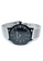 EGLANTINE black and silver EGLANTINE® Paname 40mm Unisex IP Black Alloy case Quartz Watch, black dial on Steel Milanese Bracelet E10E2ACCA02286GS_5