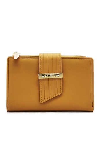 POLO HILL yellow POLO HILL Ladies Short Bifold Wallet 3137BAC9C6410CGS_1