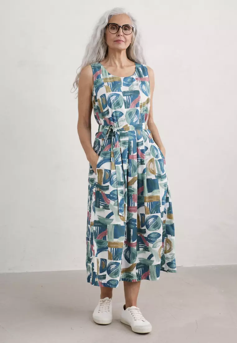 Buy Seasalt Cornwall Seasalt Cornwall Teal Belle Dress Online | ZALORA ...