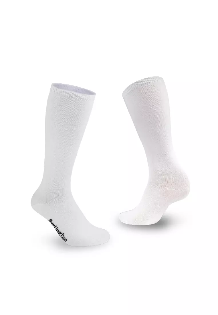 Ladie's Cotton Thin Casual Knee High Socks 3 pairs in a pack BLHKG2