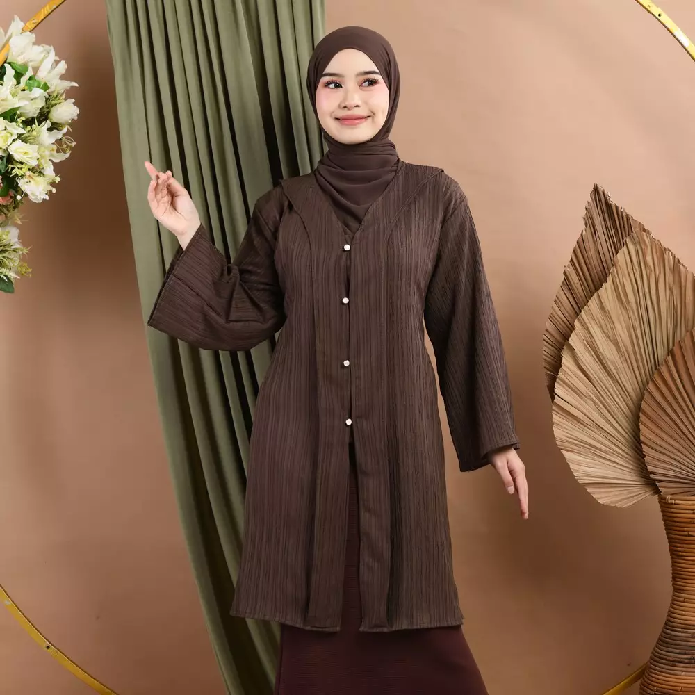 Mahira Tunic - Mahogany M19420 R77S3
