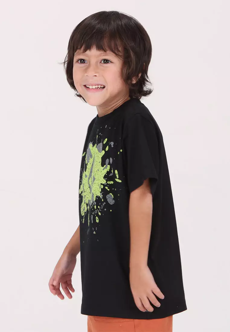 KRG SPLASH STONE SHORT SLEEVE TEE BLACK