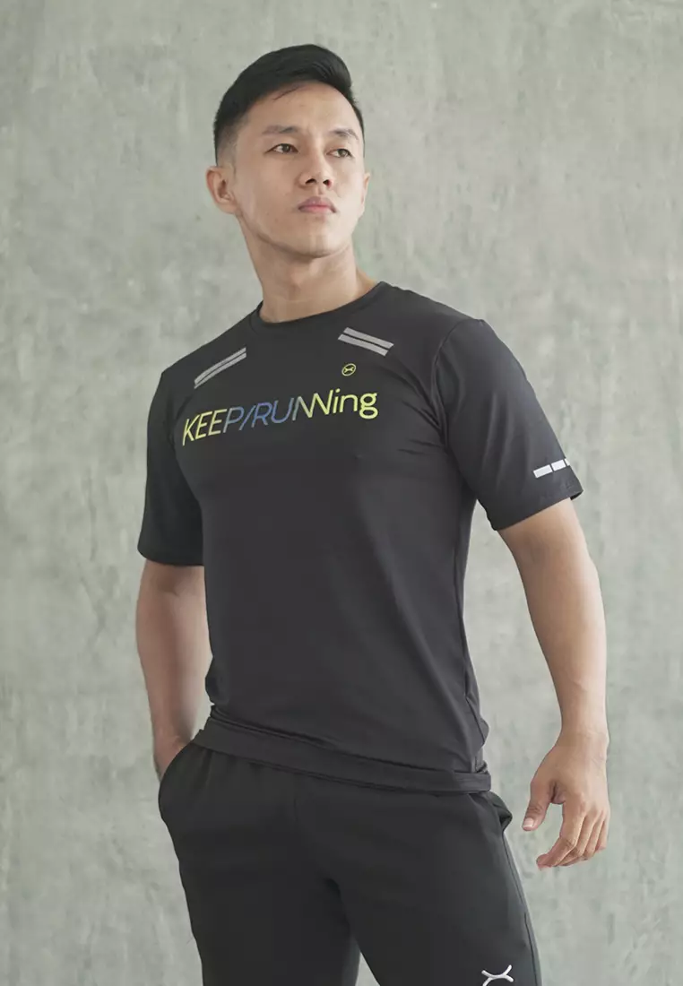 Flexzone Running Jersey KeepRunning series Black