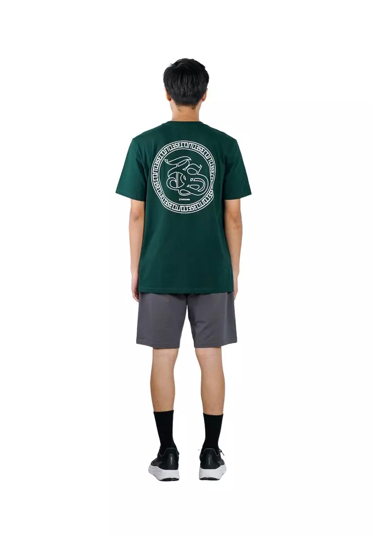 3Second Men's T-Shirt Short Sleeve Regular Fit Cotton Gruzz C241125