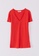 Terranova red Women's Basic V-Neck T-Shirt 9B25EAACA223C8GS_1