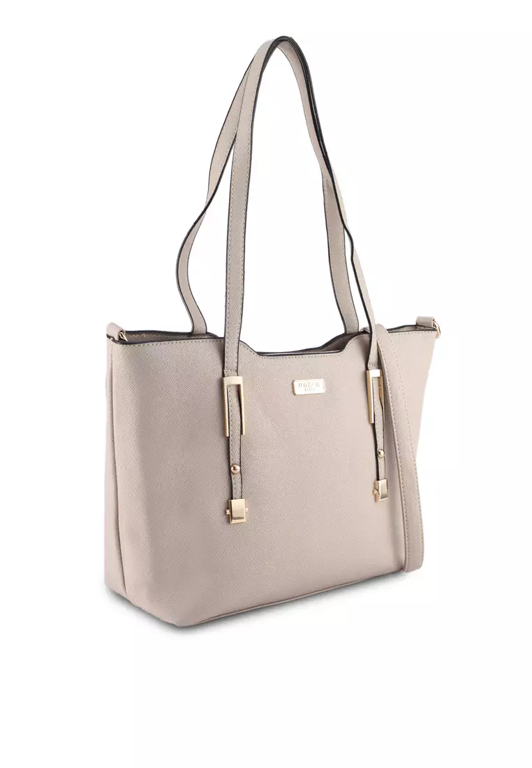 Saffiano Convertible Tote Bag
