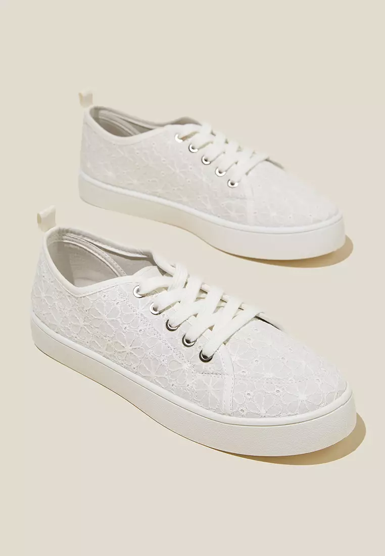 Saylor Lace Up Plimsolls