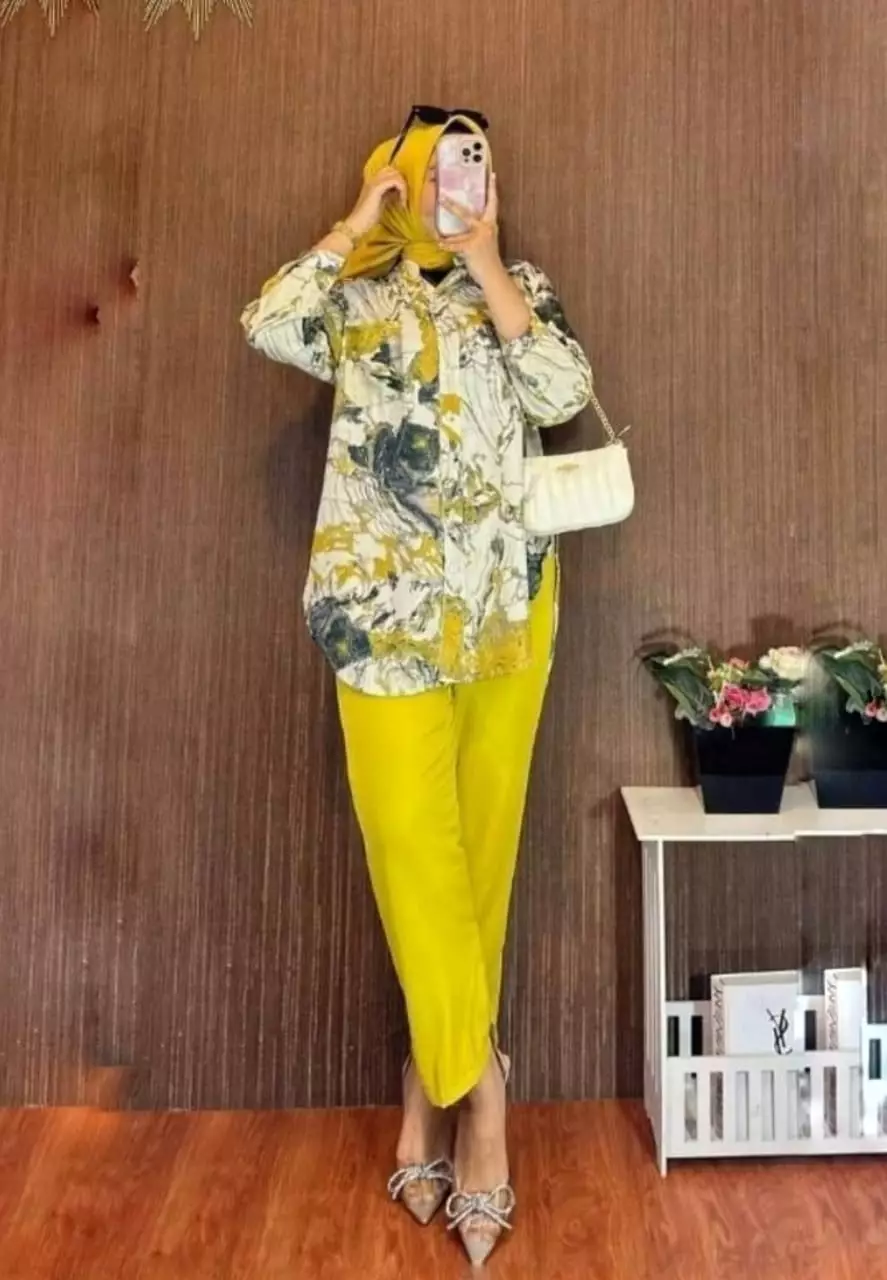 Sakira Lemon Setelan Celana Premium MYA